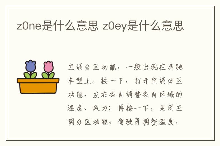 z0ne是什么意思 z0ey是什么意思