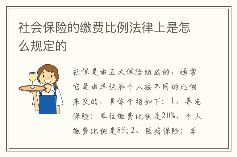 社会保险的缴费比例法律上是怎么规定的