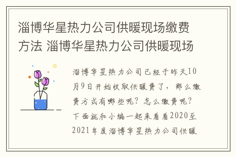 淄博华星热力公司供暖现场缴费方法 淄博华星热力公司供暖现场缴费方法查询