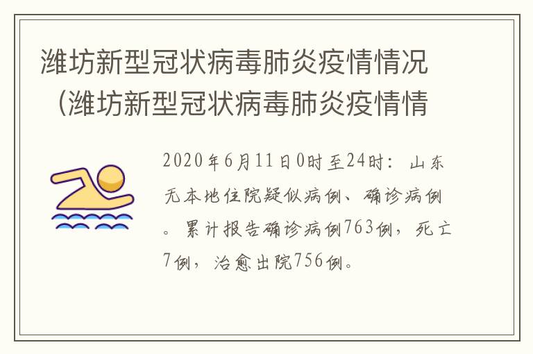 潍坊新型冠状病毒肺炎疫情情况（潍坊新型冠状病毒肺炎疫情情况最新消息）