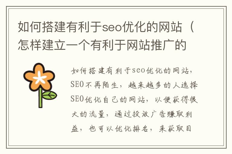 如何搭建有利于seo优化的网站（怎样建立一个有利于网站推广的seo网站结构）