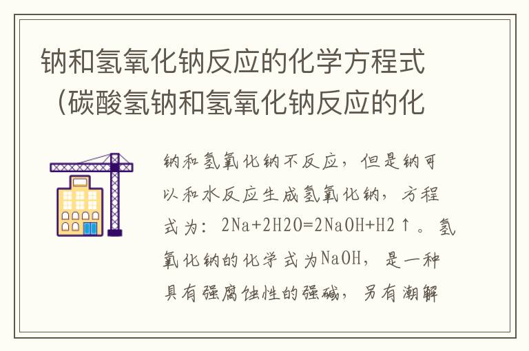 钠和氢氧化钠反应的化学方程式（碳酸氢钠和氢氧化钠反应的化学方程式）