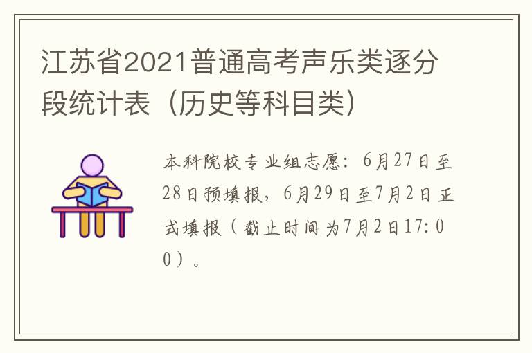江苏省2021普通高考声乐类逐分段统计表（历史等科目类）
