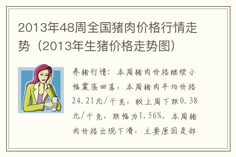 2013年48周全国猪肉价格行情走势（2013年生猪价格走势图）