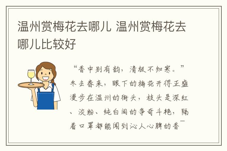 温州赏梅花去哪儿 温州赏梅花去哪儿比较好